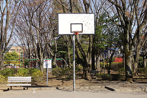 めじろ台南公園バスケットゴール