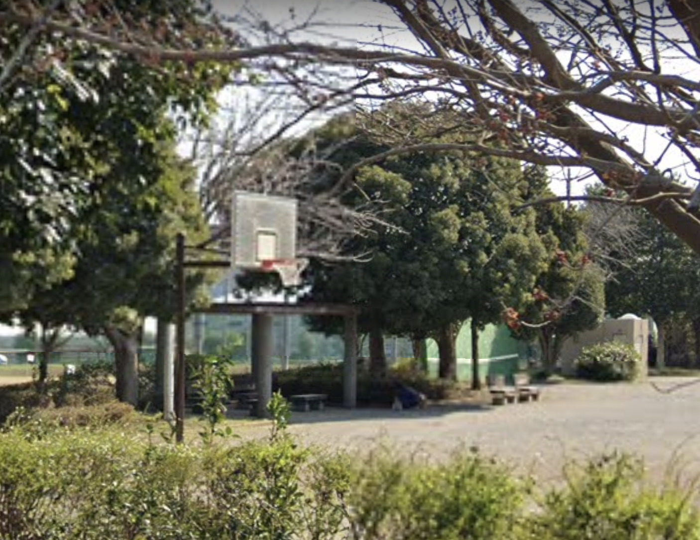 愛生町公園バスケットゴール